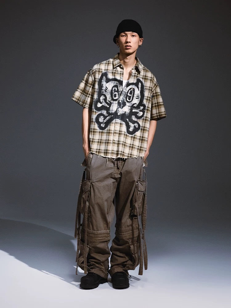 Remedy Graffiti Plaid Shirt