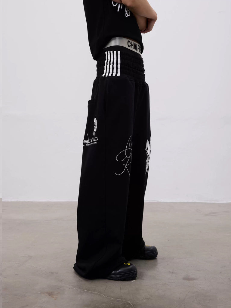 CHAI Rebel Wide-Leg Sweatpants