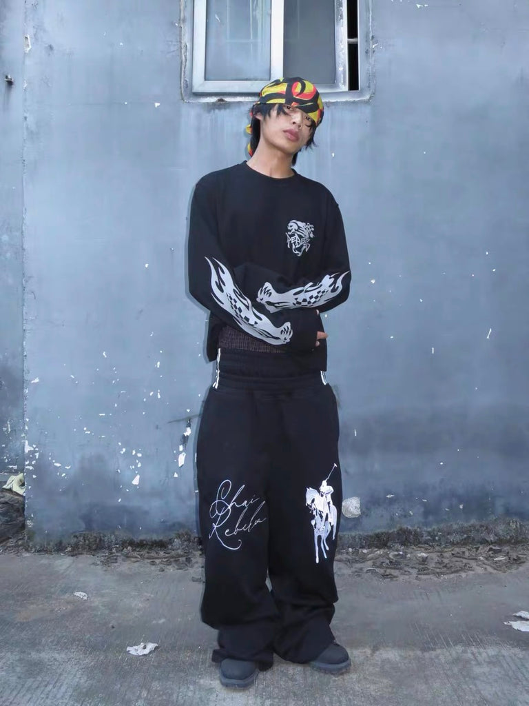CHAI Rebel Wide-Leg Sweatpants