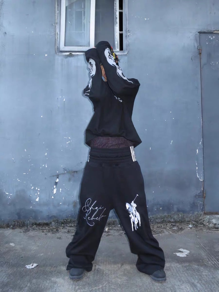CHAI Rebel Wide-Leg Sweatpants