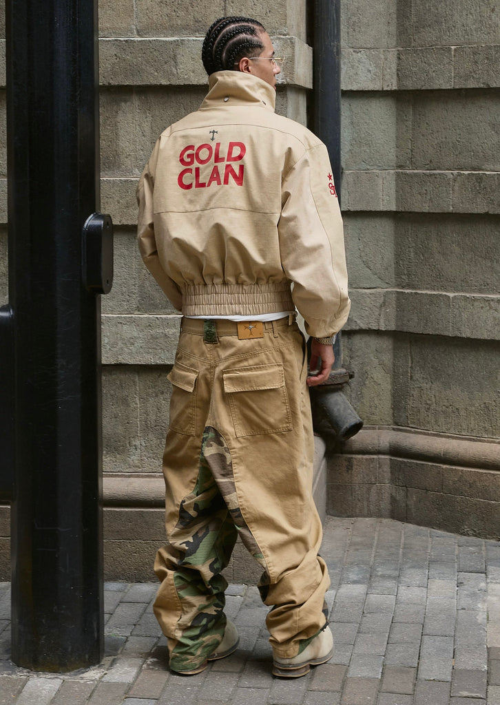STEEPC Panelled Camo Work Pants