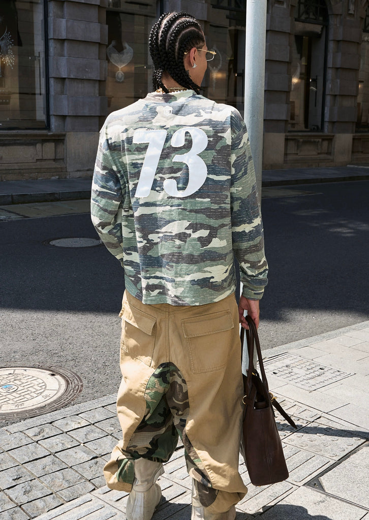 STEEPC Panelled Camo Work Pants