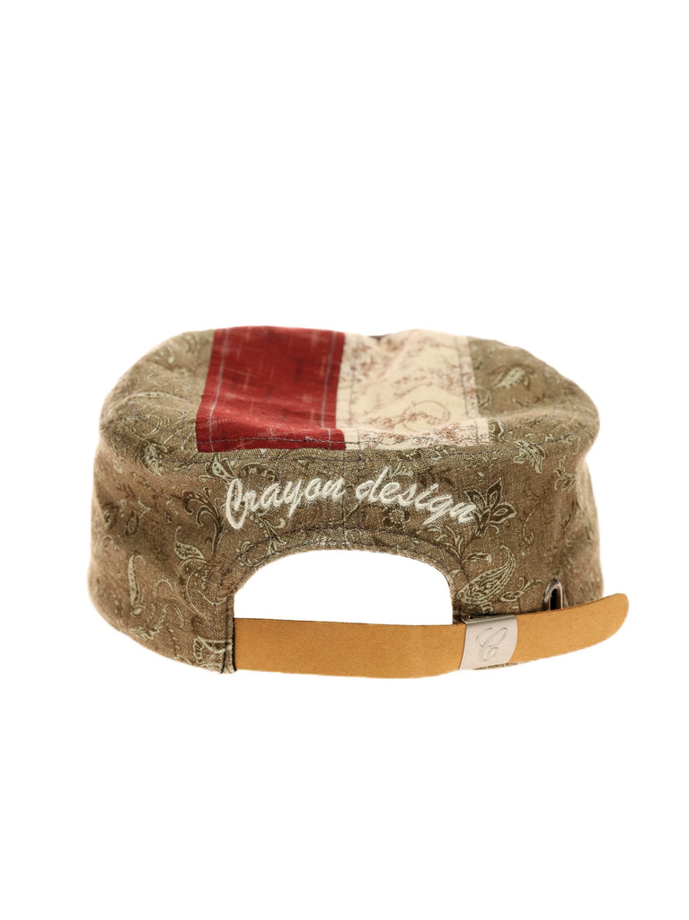 6CRAYON Patchwork Flat Top Baseball Cap