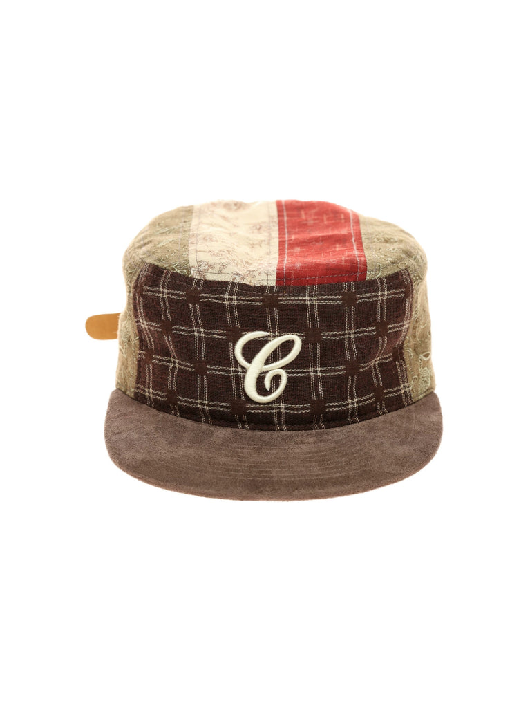6CRAYON Patchwork Flat Top Baseball Cap